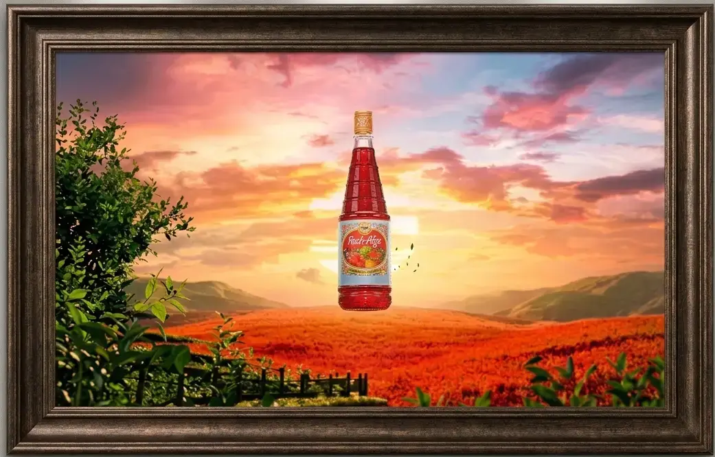 Rooh Afza 3D Anamorphic Billboard