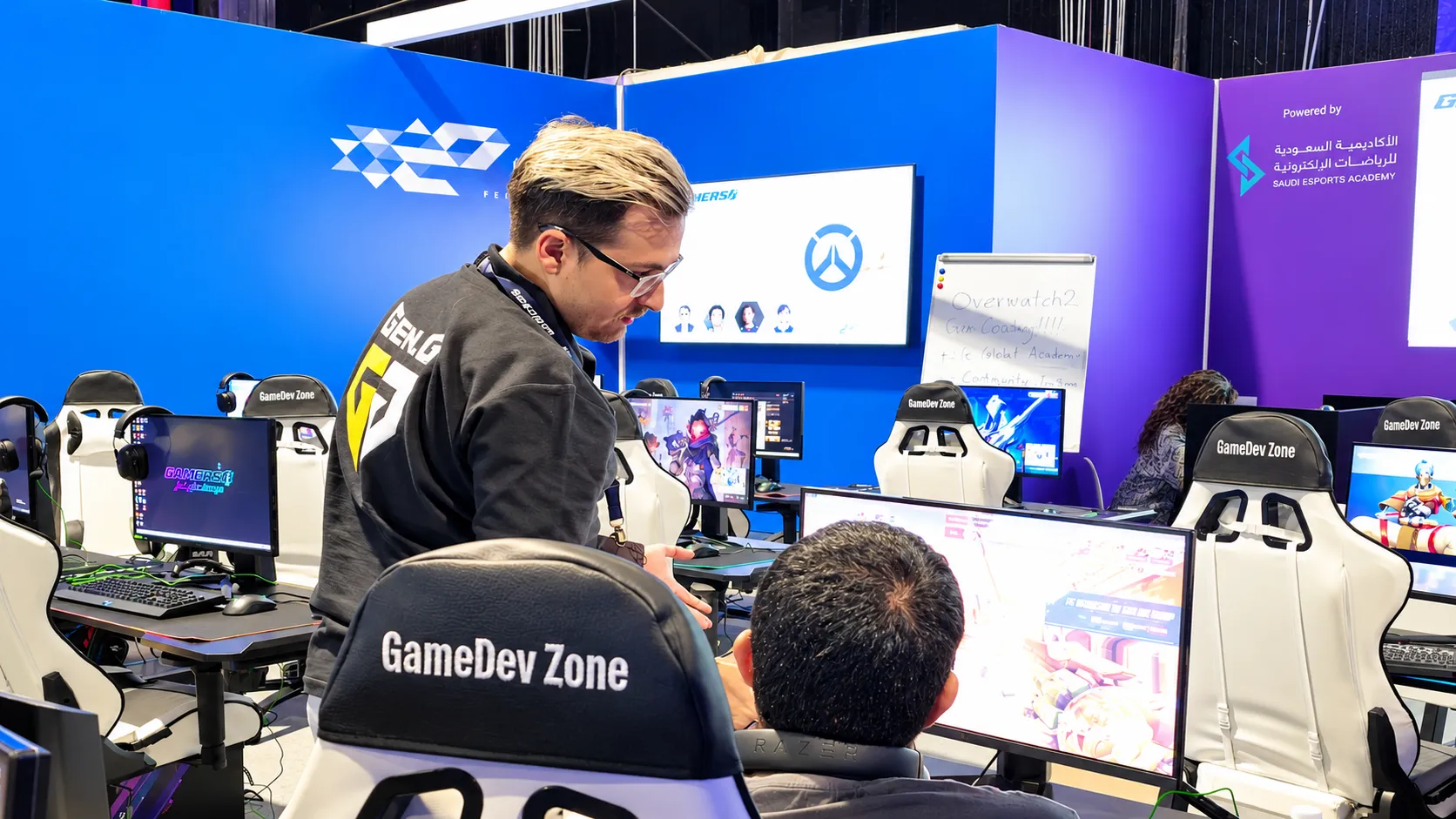 Gaming showcase at LEAP